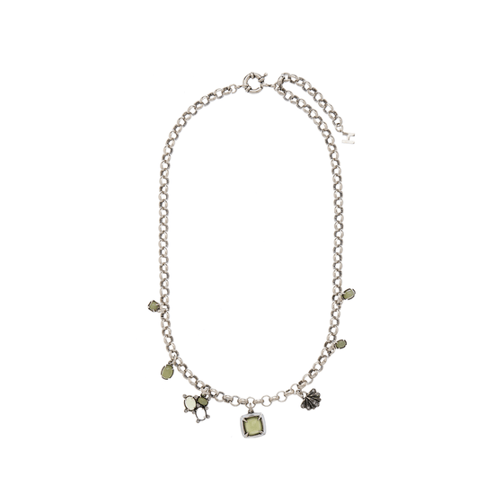 Colar Mini Abaporu Prata Boho